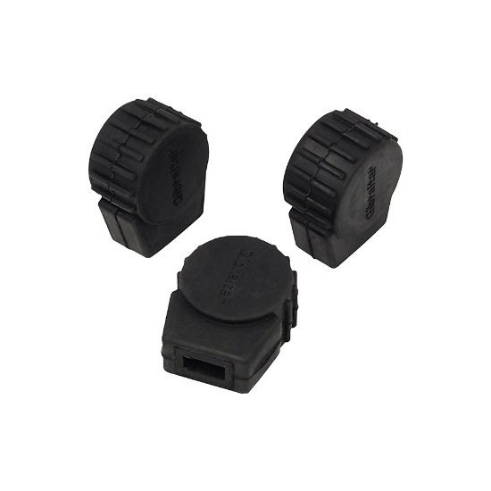 SC-PC10 - Lot de 3 embouts petits caoutchoucs ronds pour stand