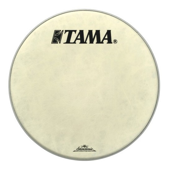 FB22BMFS - peau de résonnance blanche 22" Fibre - logo Tama Starclassic
