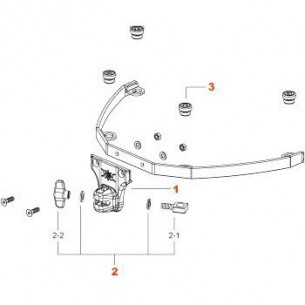 MZM12V - Support Star-mount pour tom 12" Silverstar (prod. 2013)