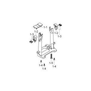 HP90F - Structure pour simple pédale et pédale "master" double Iron Cobra (prod.2011)