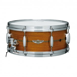 TLH146S-OMH - Caisse claire STAR Solid Maple 14"x6" - Oiled Natural Mahogany W/ Metal Insignia