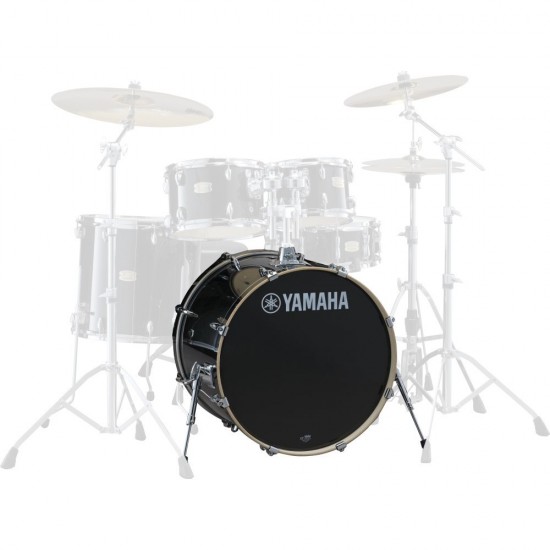 SBB1815RBL - Grosse-caisse Stage Custom Birch - 18" x 15" - Raven Black