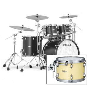 TW42RZS-ATW - kit STAR WALNUT 4 fûts Fusion 22" sans accessoires - Antique White