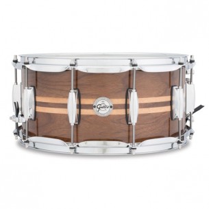S1-6514W-MI - Caisse claire Silver Serie 14''x6,5 Noyer Gloss Natural Finish
