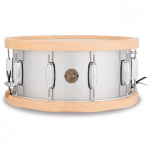 S1-6514A-WH - caisse claire Gold Serie 14" x 6,5", en Aluminium