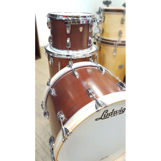 Legacy Mahogany kit 3 fûts Super Classic 22" - Satin Mahogany.