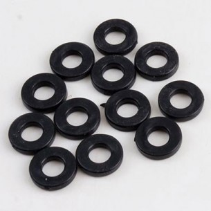 MTRNW12 - Sachet de 12 rondelles en nylon noir pour tirants