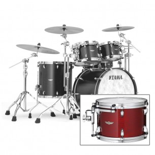 TW42RZS-RBW - kit STAR WALNUT 4 fûts Fusion 22" sans accessoires - Red Burgundy Walnut