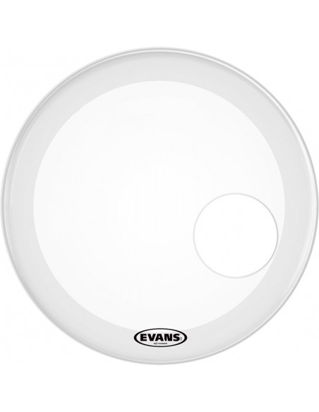 EQ3 20" Résonance Grosse-caisse blanche percée