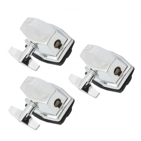 FS3B - Lot de 3 coquilles pour support de floor-tom - diamètre 10,5mm, entraxe 53mm