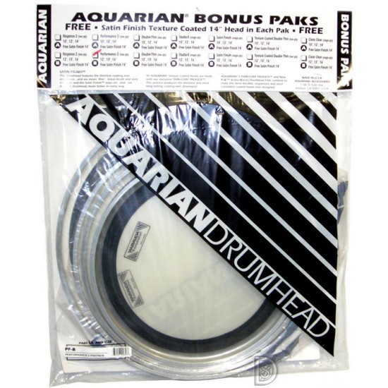 BONUS PACK Performance II Fusion 10",12",14" + Satin Finish 14" GRATUITE