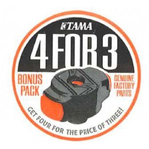 QC8-B4BY - Pack 4x Quick-Set Cymbal Mate - "4 FOR 3"