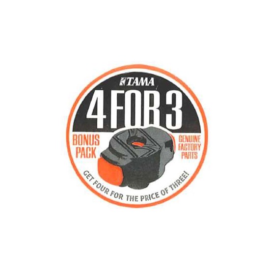 QC8-B4BY - Pack 4x Quick-Set Cymbal Mate - "4 FOR 3"