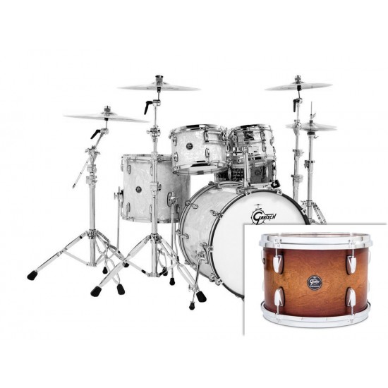 RN2-E8246-STB - RENOWN MAPLE 2016 4 fûts Fusion-Rock 22" Satin Tobacco Burst