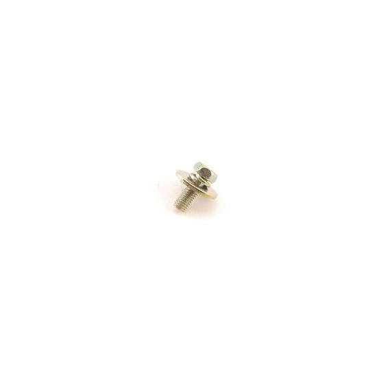 Boulon hexagonal M5x14 avec rondelle pour coquille