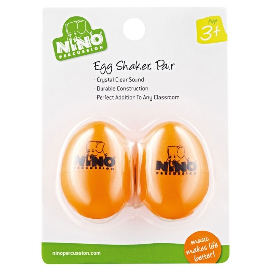 540OR2 - Paire d'oeufs Shakers - Orange