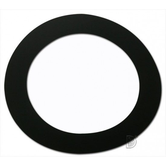 Port Hole NOIR 5" (renfort évent 13cm)