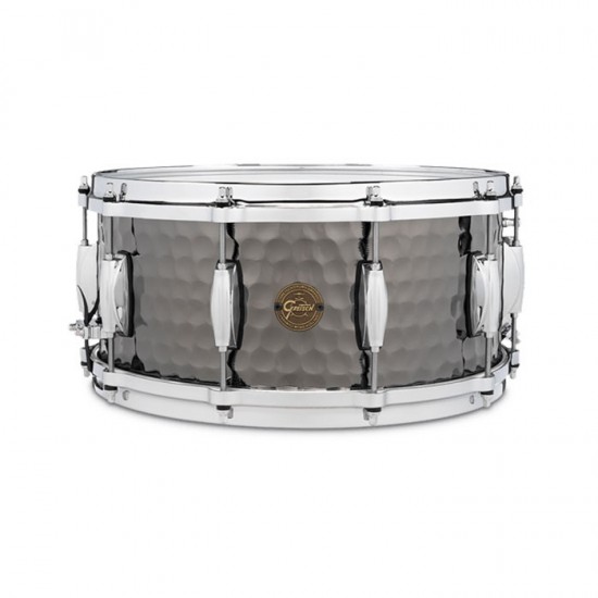 S1-6514-BSH - Caisse claire 14" x 6,5", en Acier noir martelé