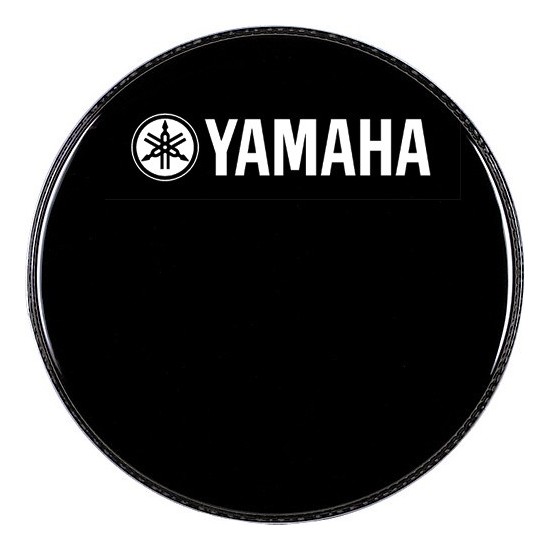 Peau de résonance grosse-caisse 18" - Powerstroke 3 Black - Classic logo