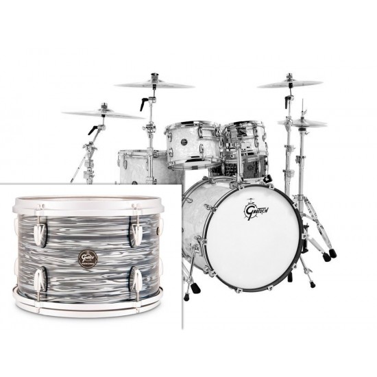 RN2-E8246-SOP - RENOWN MAPLE 2016 4 fûts Fusion-Rock 22" Silver Oyster Pearl