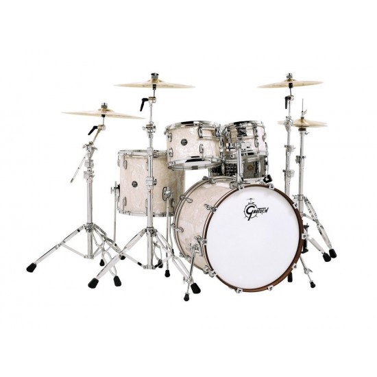 RN2-E8246-VP - RENOWN MAPLE 2016 4 fûts Fusion-Rock 22" Vintage Pearl