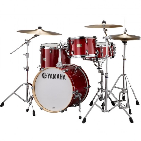 JSBP8F3CR - Batterie 3 fûts JAZZ 18" Stage Custom Bop Cranberry Red