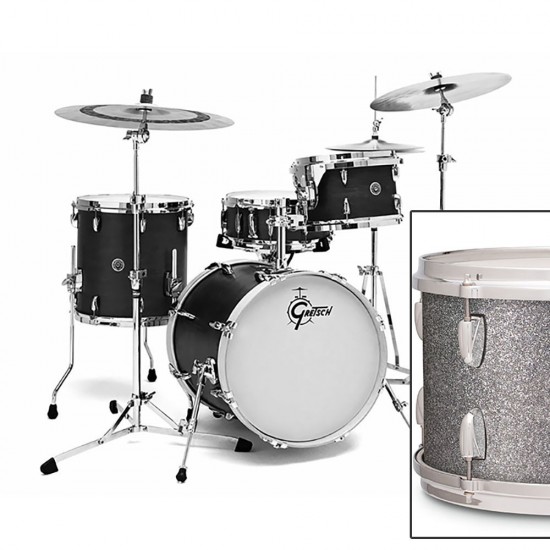 GB-J483-SSP BROOKLYN 2016 3 fûts 18'' 12'' 14'' Silver Sparkle