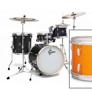 GB-J483-AUSP BROOKLYN 2016 3 fûts 18'' 12'' 14'' Gold Sparkle