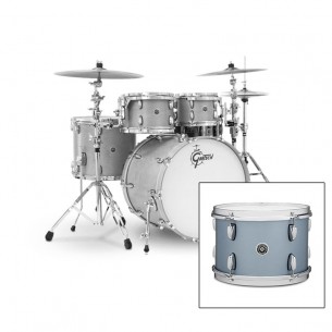 GB-E8246-SIBM BROOKLYN 2016 4 fûts 22" 10" 12" 16" Satin Ice Blue Metallic