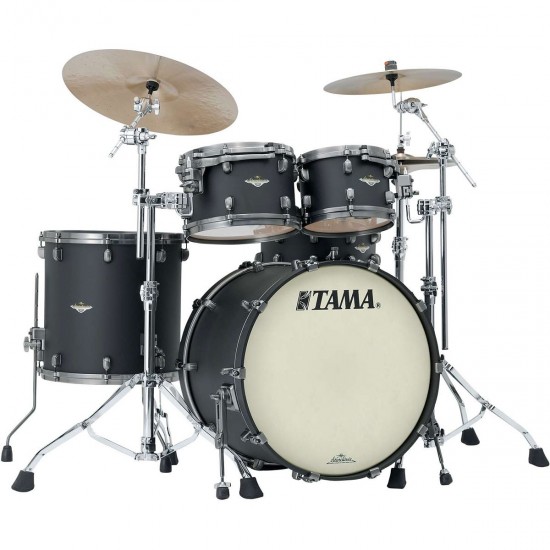MA42TZUS-FBK - kit Starclassic Maple 4 fûts Fusion 22" - Flat Black