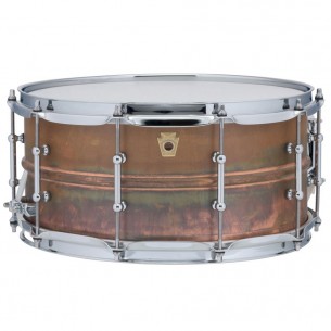 Caisse Claire Raw Copper Phonic 14" x 6,5 coquilles tubulaires, accastillage chrome