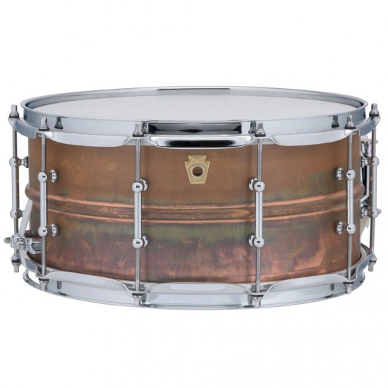 Caisse Claire Raw Copper Phonic 14" x 6,5 coquilles tubulaires, accastillage chrome