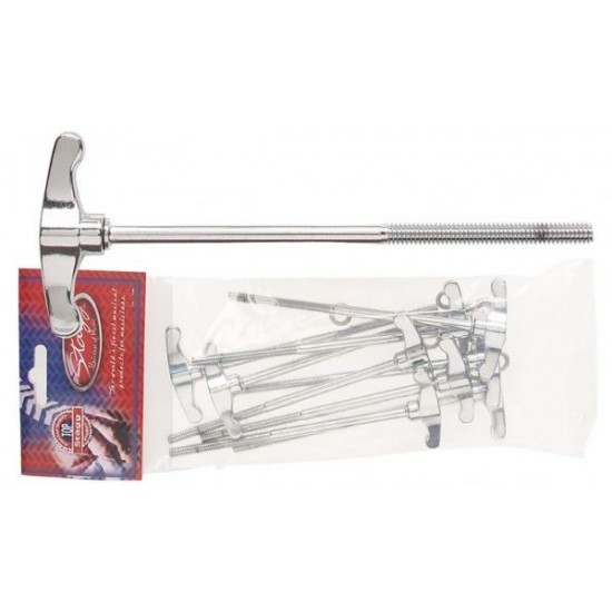 2C-HP - Lot de 10 tirants grosse-caisse à ailettes vintage - longueur 115mm