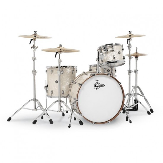 RN2-R643-VP - RENOWN MAPLE 2016 3 fûts Rock 24" Vintage Pearl