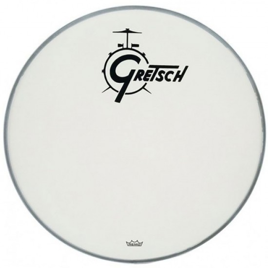 AMBASSADOR White Coated 26'' - Logo Gretsch Noir