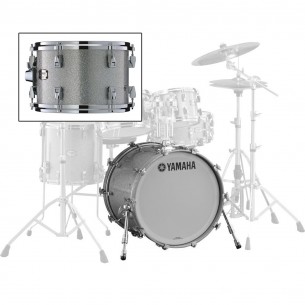 JAMB2214SLS - Grosse-caisse ABSOLUT MAPLE HYBRID 22''x14 SILVER SPARKLE