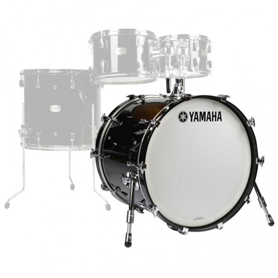 JAMB2218SOB - Grosse-caisse ABSOLUT MAPLE HYBRID 22''x18 SOLID BLACK