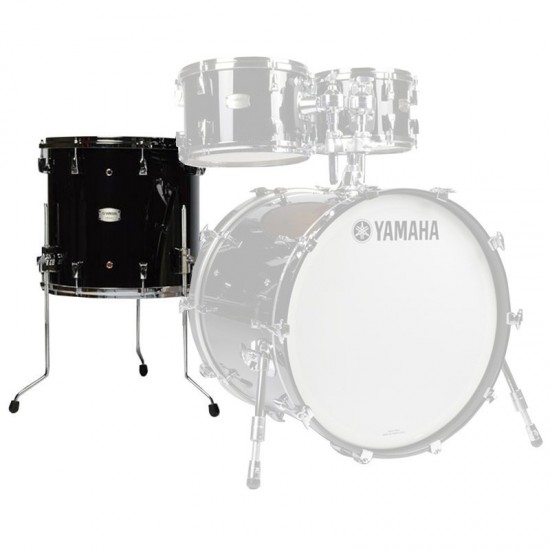 JAMF1615SOB Floor Tom ABSOLUT MAPLE HYBRID 16" X 15 SOLID BLACK