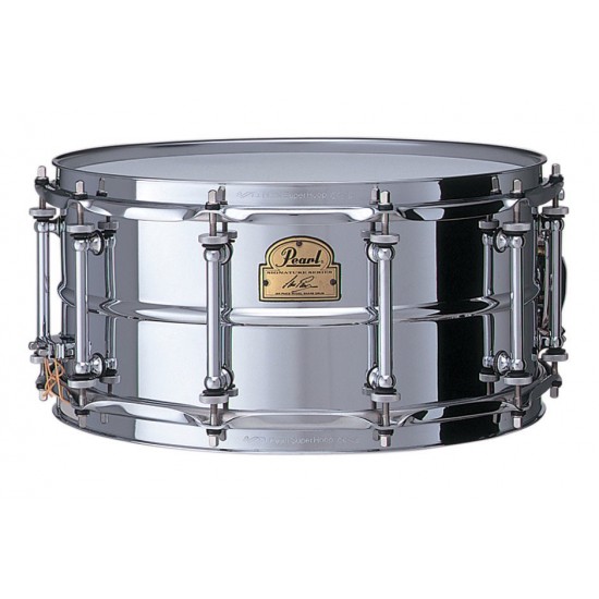 caisse claire IAN PAICE (Deep Purple) 14" x 6,5", en Acier, finition chromé