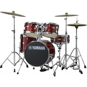 JUNIOR KIT Manu Katché V2 + pack Accessoires - CRANBERRY RED