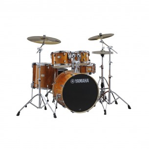 SBP0F5HA7 - Kit 5 fûts Stage Custom Birch Fusion 20'' avec pack accessoires HW780 - Honey Amber