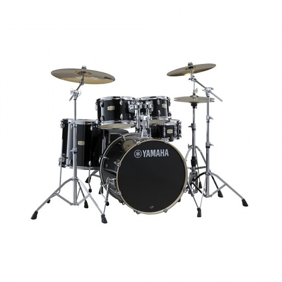 SBP0F5RBL6W - Kit 5 fûts Stage Custom Birch Fusion 20'' avec pack accessoires HW680W - Raven Black