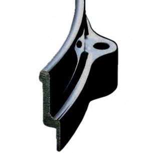 MDH14S-10BN - Cercle moulé bottom caisse-claire 14" - 10 trous - Black nickel