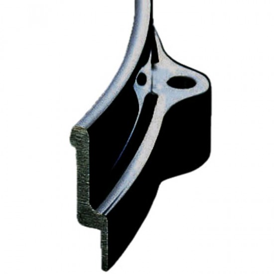 MDH14S-10BN - Cercle moulé bottom caisse-claire 14" - 10 trous - Black nickel