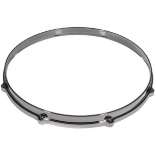 MDH16-8H - Cercle moulé pour fût 16" - 8 trous - Hairline nickel