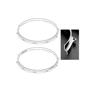 MFM14S10BN - cercle "Mighty Hoop" caisse claire 14" coté timbre - 10 tirants - Black Nickel