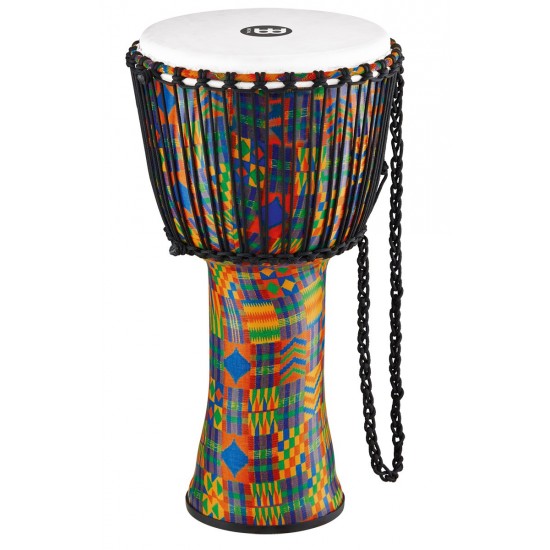PADJ2-M-F - Djembé 10'' peau synthétique - Kenyan Quilt