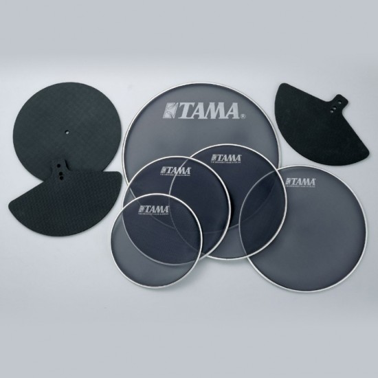 SPP522C - Set peaux entrainement mesh 12"/13"/14"/16"/22" + sourdines 14"/16"/20"