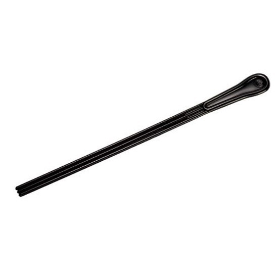 TBRS-BK - Baguette plastique pour Tamborim 3 brins noire
