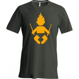 Tee-Shirt Kaki BABY ROCK - taille L